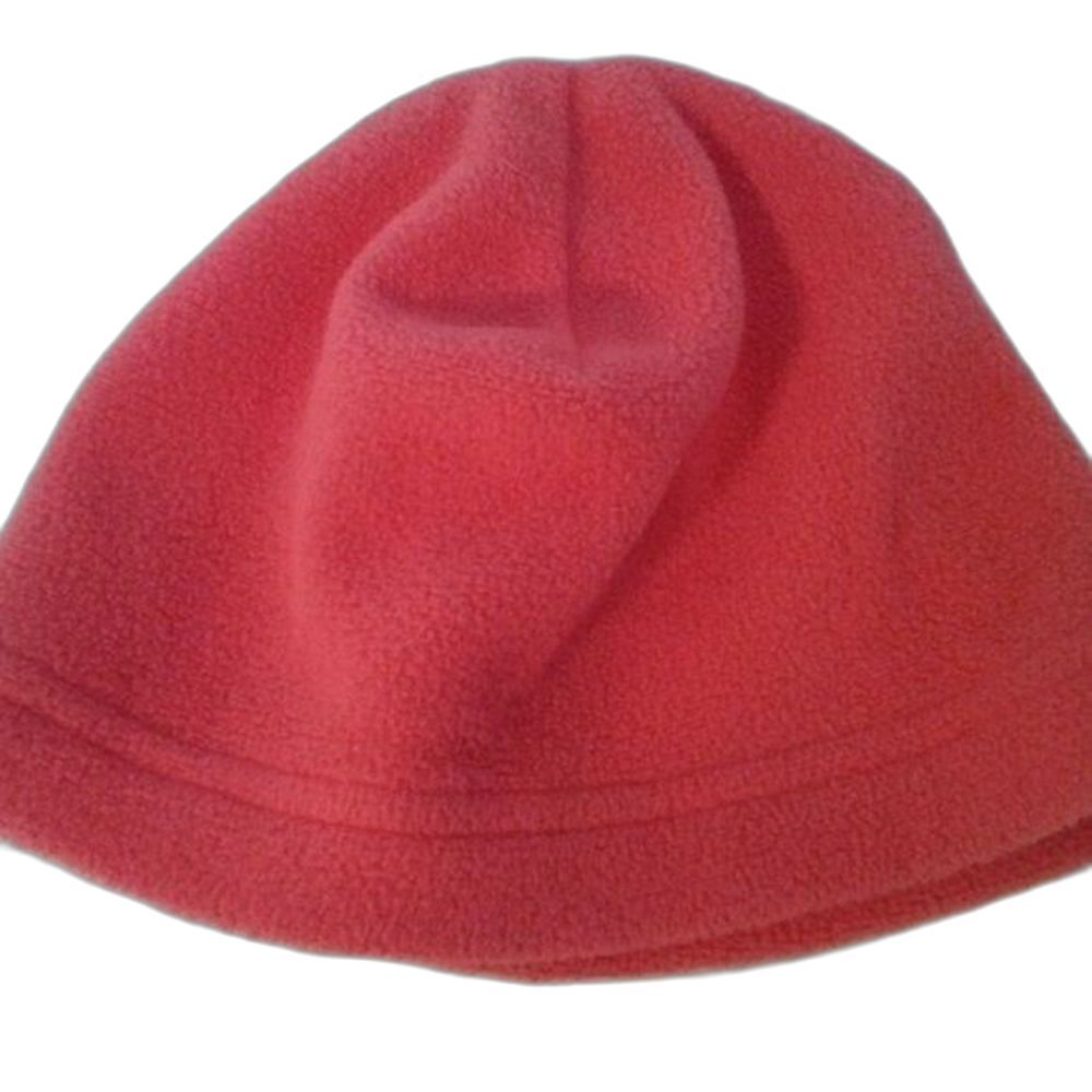London Fog Fleece Beanie Hat Toddler Size 3T Coral Color Excellent Condition